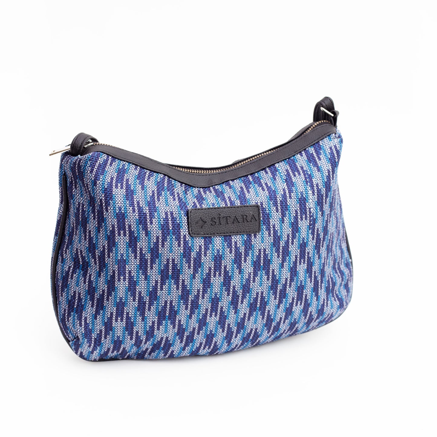 Wavy Blue Sling Bag