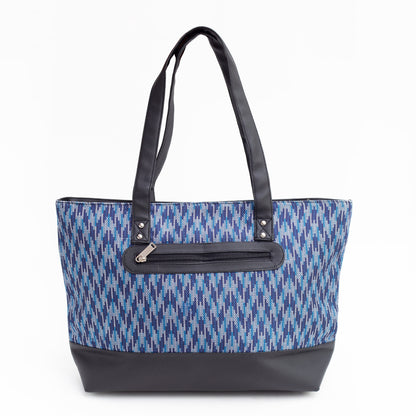 Wavy Blue Tote Bag