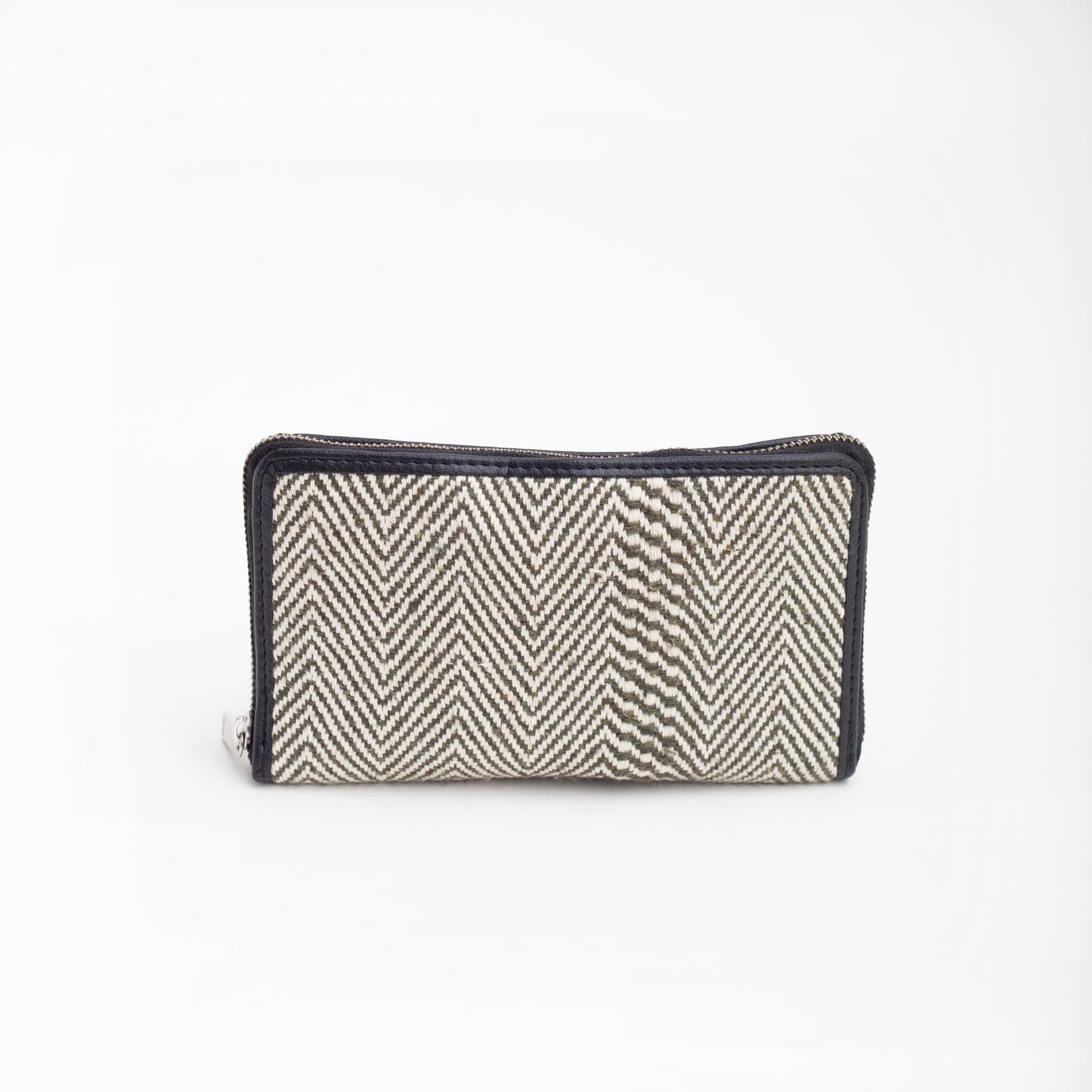 Zig Zag Double Chain Zipper Wallet