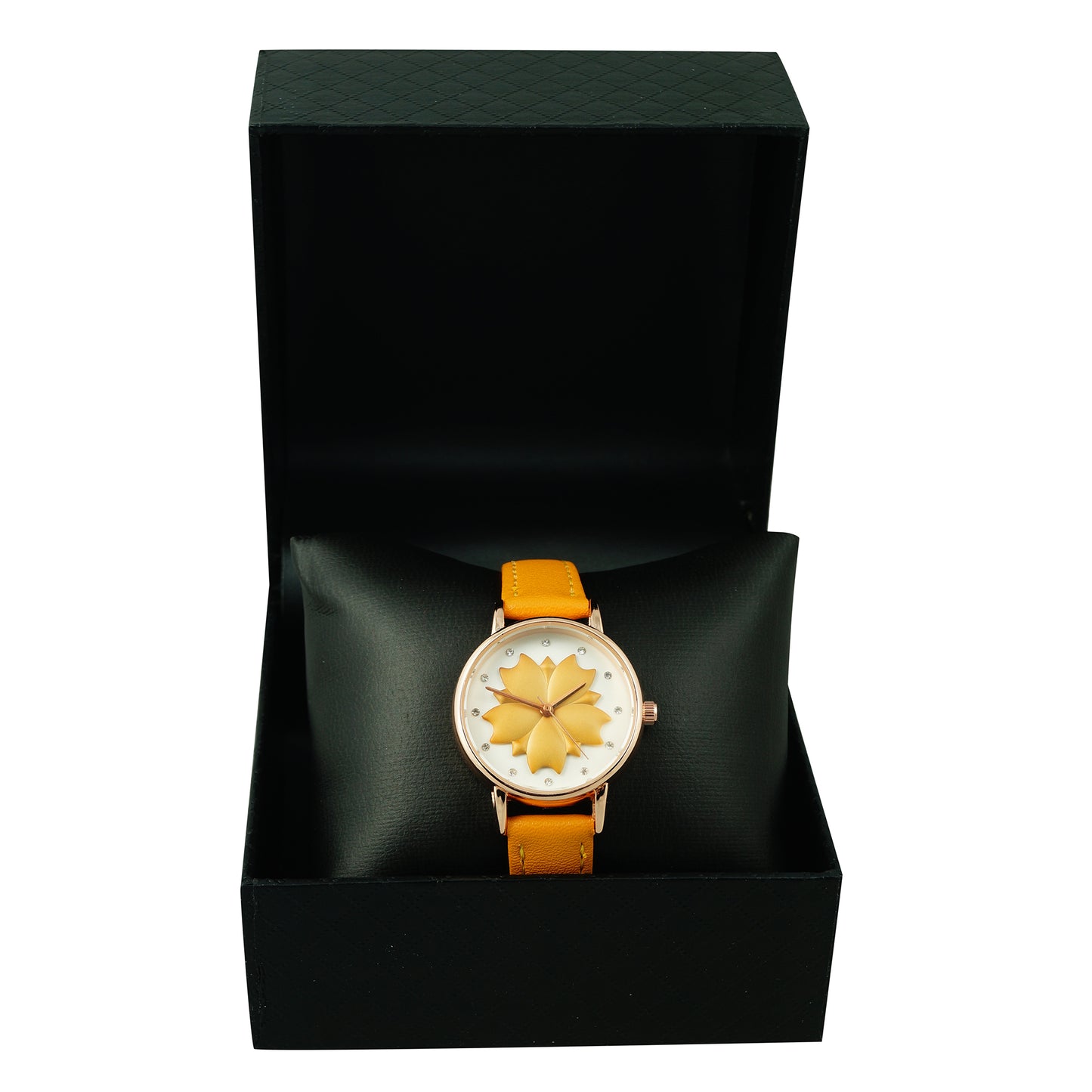 Flower Mustard Strap Watch