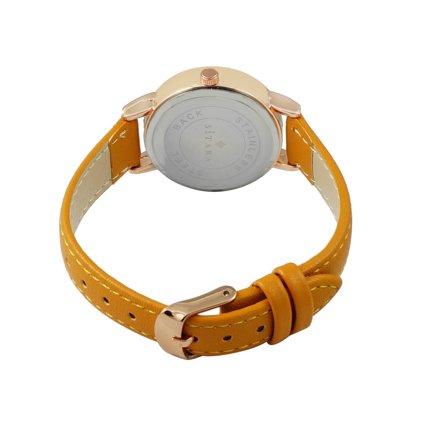 Flower Mustard Strap Watch