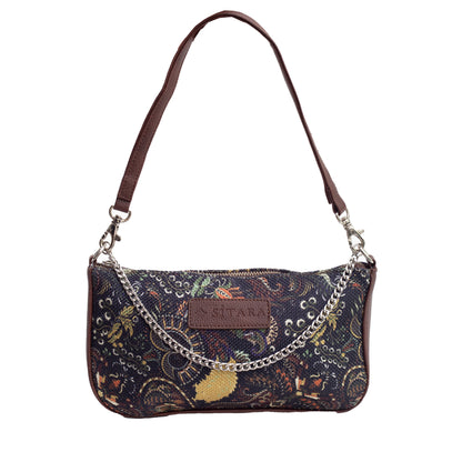 Nightshade Garden Baguette Bag