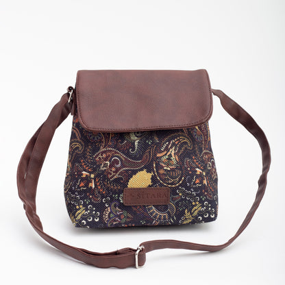 Nightshade Garden Flap Sling Bag