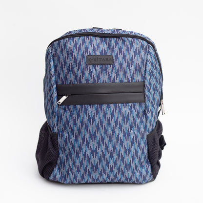 Wavy Blue Backpack