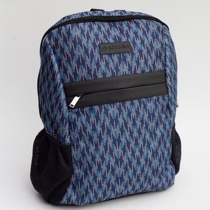 Wavy Blue Backpack