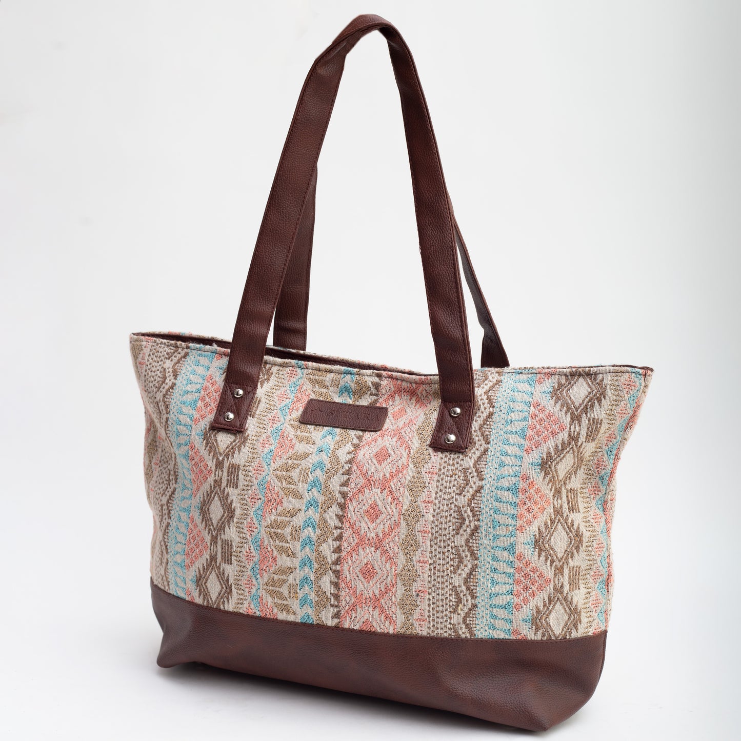 Geometrical Pattern Tote Bag