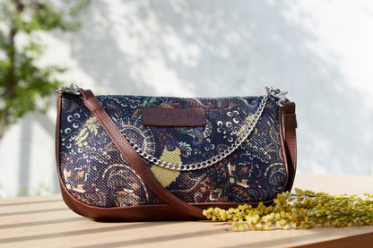 Nightshade Garden Baguette Bag